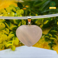 Jovial Vision Rose Quartz Heart Pendant