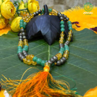 Jovial Vision Money Magnet Mala (Citrine, Green Aventurine & Pyrite)